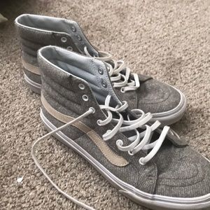 Grey High Top Vans